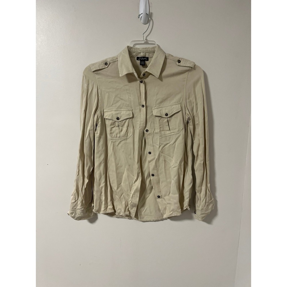 Shirt Tan/Cream color button up‎